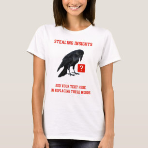 T-shirt Analyste en intelligence d'affaires Custom Crow