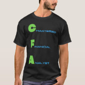 T-shirt Analyste financier CFA (Devant)