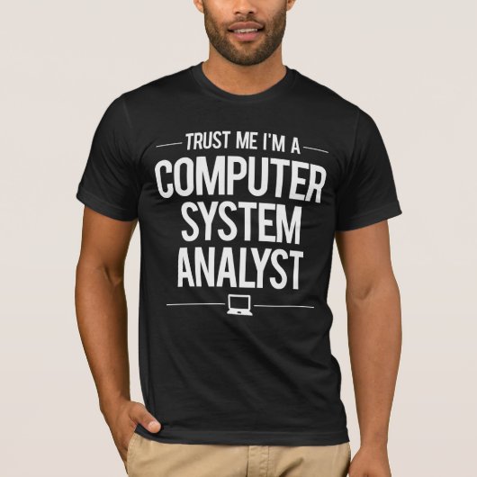 T-shirt Analyste fonctionnel de système informatique (Devant)