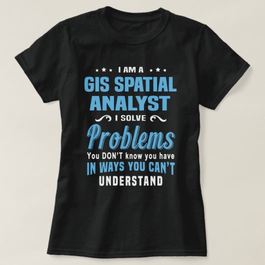 T-shirt Analyste Spatial SIG (Design devant)