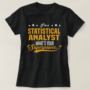 T-shirt Analyste statistique