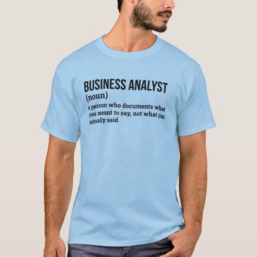 T-shirt Analyste stratégique Définition Tee (Devant)