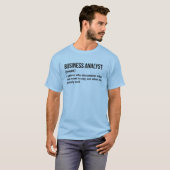 T-shirt Analyste stratégique Définition Tee (Devant entier)