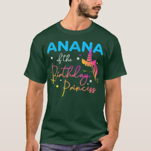 T-shirt Anana de l'Anniversaire Princesse Anniversaire Uni