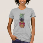 T-shirt Ananas à la mode (Devant)