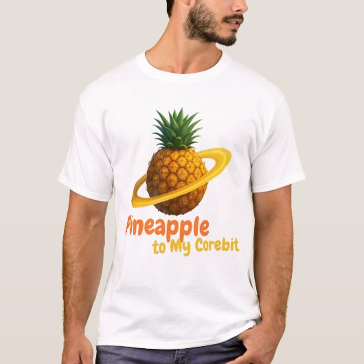 T-shirt Ananas à Mon Corebit. (Devant)