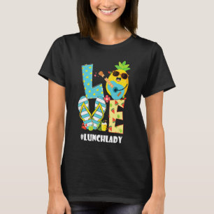 T-shirt Ananas Amour Déjeuner Dame Bonjour Vibes d'été