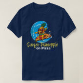 T-shirt Ananas Belong Sur Pizza Surfer Pineapple Boy Sur  (Design devant)