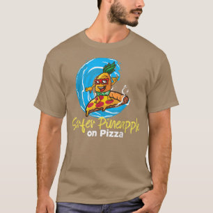 T-shirt Ananas Belong sur Pizza Surfer Pineapple Boy sur