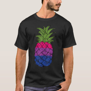 T-shirt Ananas bisexuel Bi Pride LGBTQ Pride d'ananas