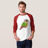 T-shirt Ananas Conure Vert-cheeked de Birdorable (Devant entier)
