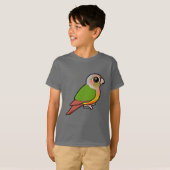 T-shirt Ananas Conure Vert-cheeked de Birdorable (Devant entier)