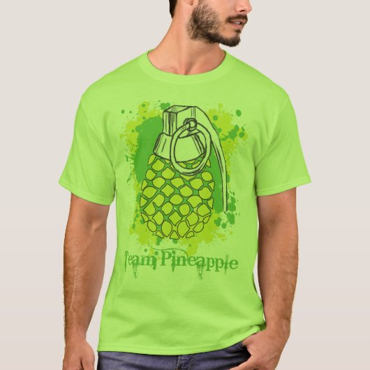 T-shirt ananas d'équipe (Devant)