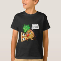 Ananas Drôle Sur Pizza