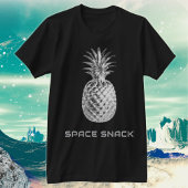T-shirt Ananas en argent de la collation spatiale