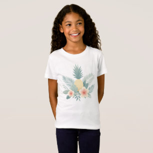 T-Shirt Ananas floral & Hawaiian