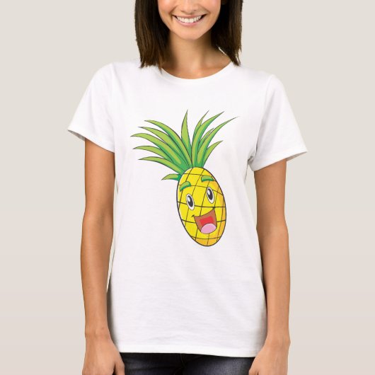 T-shirt Ananas heureux (Devant)