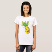 T-shirt Ananas heureux (Devant entier)