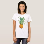 T-shirt Ananas jaune orange vert (Devant entier)
