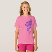 T-shirt Ananas Luau Conception tropicale (Devant entier)