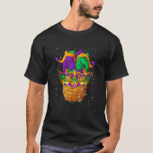 T-shirt Ananas Mardi Gras Carnival Masque Jester Mask Funn (Devant)