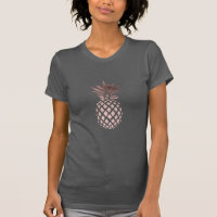 ananas tropical d'or rose clair élégant de faux