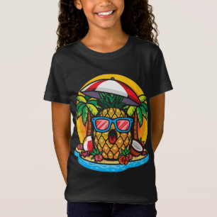 T-Shirt Ananas Tropical Hawaiian Pineappy Lover Sungla