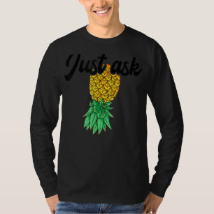 T-shirt Ananas vintage À L'HAUT, Demandez-Le À Un Cygne Su