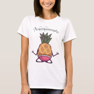 T-shirt ananas yoga namaste entraînement