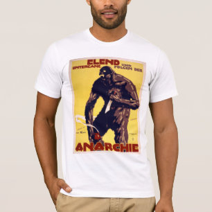 T-shirt Anarchie - Affiche allemande de la Première Guerre