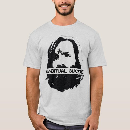 T-shirt Anarchie habituelle de suicide (Devant)