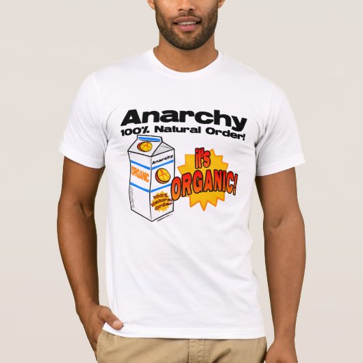 T-shirt Anarchie organique (Devant)
