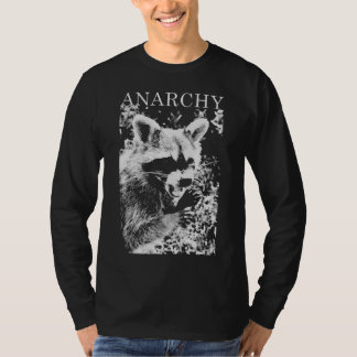 T-SHIRT ANARCHIE RACCOON FUNNY