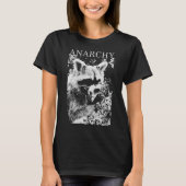 T-SHIRT ANARCHIE RACCOON FUNNY (Devant)