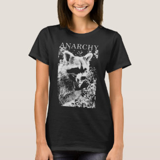 T-SHIRT ANARCHIE RACCOON FUNNY
