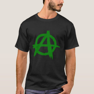 T-shirt Anarchisme vert A