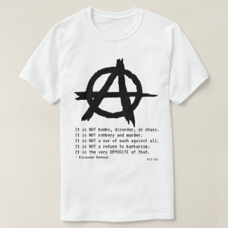 T-shirt Anarchiste Alexander Berkman Qu'est-ce que l'anarc