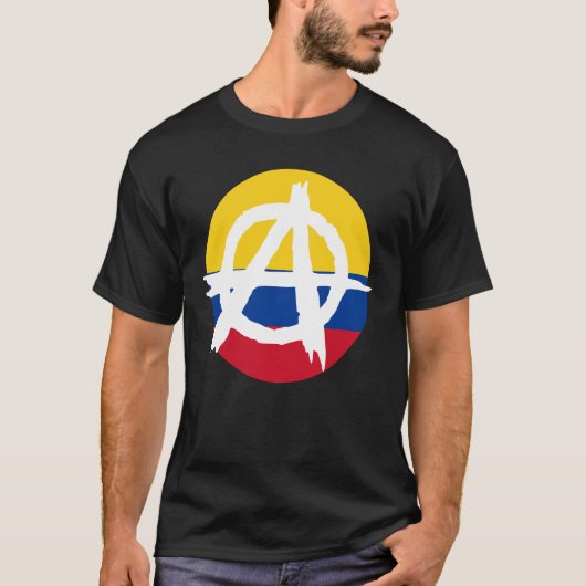 T-shirt anarcho colombien (Devant)