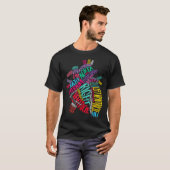 T-shirt Anatomical Heart Design Cardiac Cardiovascular Icu (Devant entier)