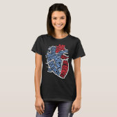 T-shirt Anatomical Heart Medical Parts Cardiologist Surgeo (Devant entier)
