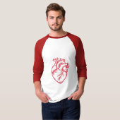 T-shirt Anatomical Heart Valentine Shirt (Devant entier)