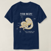 T-shirt Anatomie Albino Python  (Design devant)