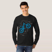 T-shirt Anatomie complète MTB - Pièces VTT Cross Cycl (Devant entier)