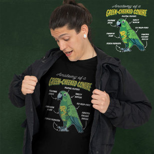 T-shirt Anatomie de la purée à jouet vert