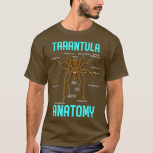 T-shirt Anatomie de l'araignée de Tarantula - Diagramme de