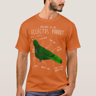 T-shirt Anatomie de l'Eclectus masculin