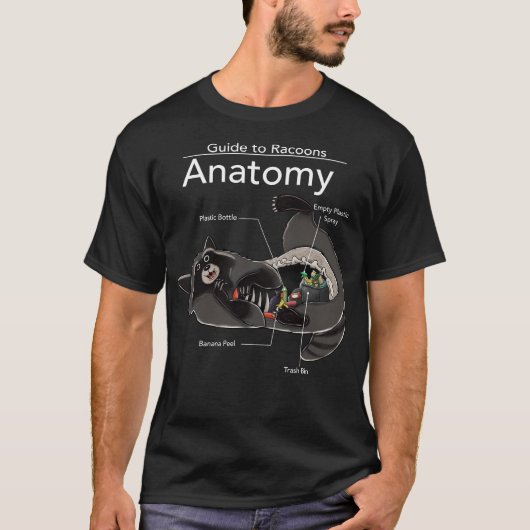 T-shirt anatomie des ratons (Devant)