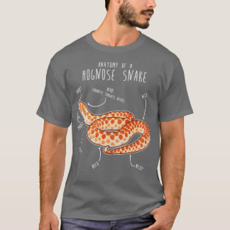 T-shirt Anatomie des serpents d'Albino Hognose