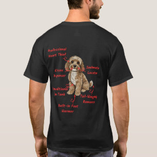 T-shirt Anatomie drôle de Cockapoo - Cadeau unique de la S