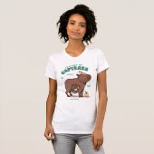 T-shirt Anatomie drôle du capybara (Devant entier)